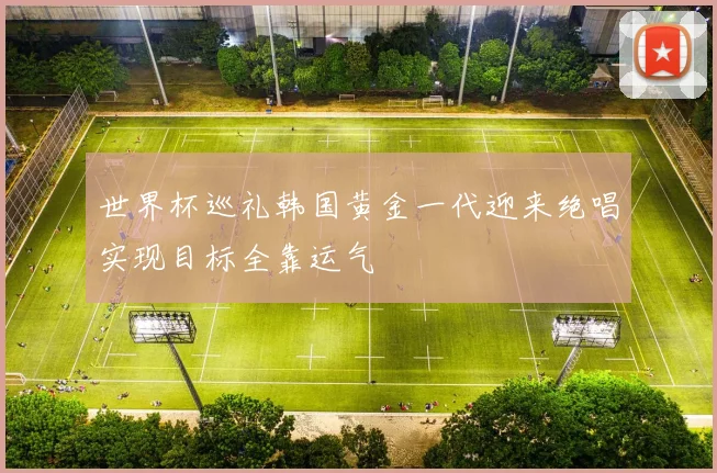 世界杯巡礼韩国黄金一代迎来绝唱实现目标全靠运气
